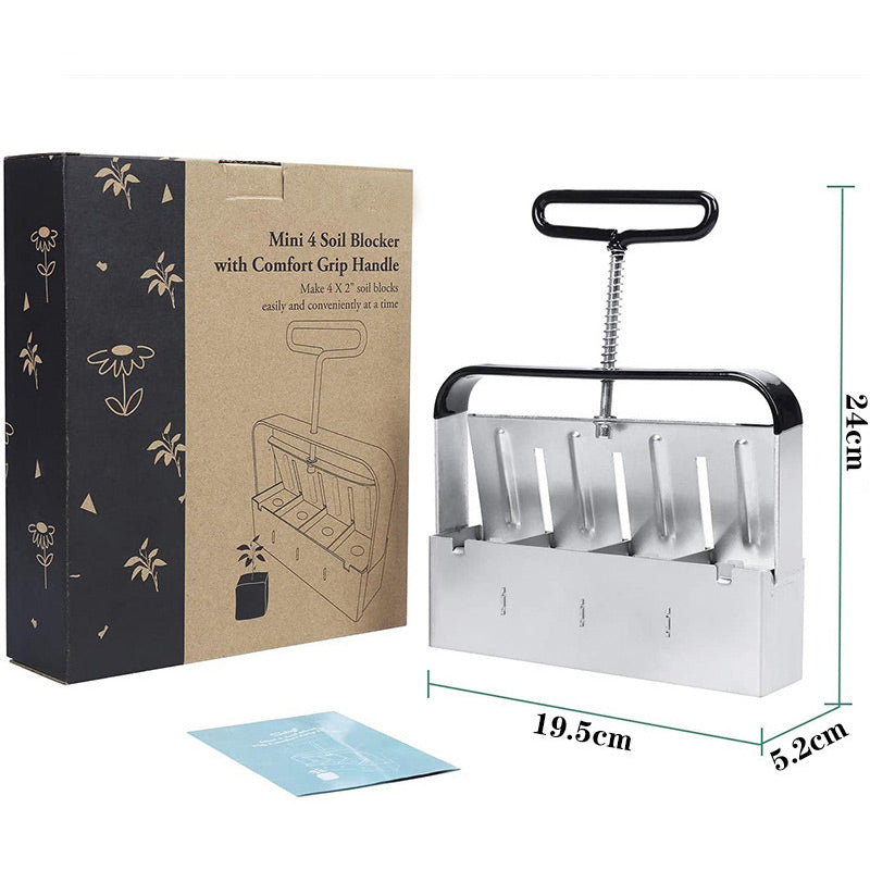 Soil Block Maker for Healthy Plant Growth and Eco-Friendly Gardening 15058698174790-1