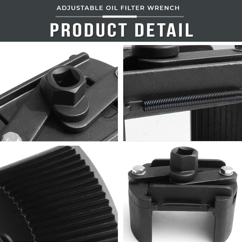 Adjustable Oil Filter Wrench for Quick and Easy Car Maintenance 15073068876102-1
