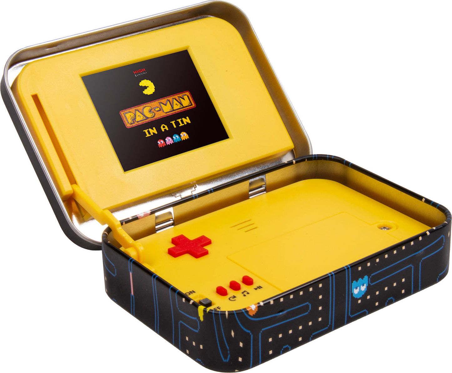Retro PAC-MAN Pocket Game in Compact Collectible Tin Box 8174695874781-1