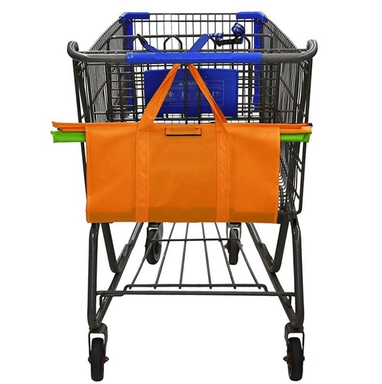 Reusable Foldable Shopping Cart Bags Set For Organized Grocery Trips 14933944205638-1
