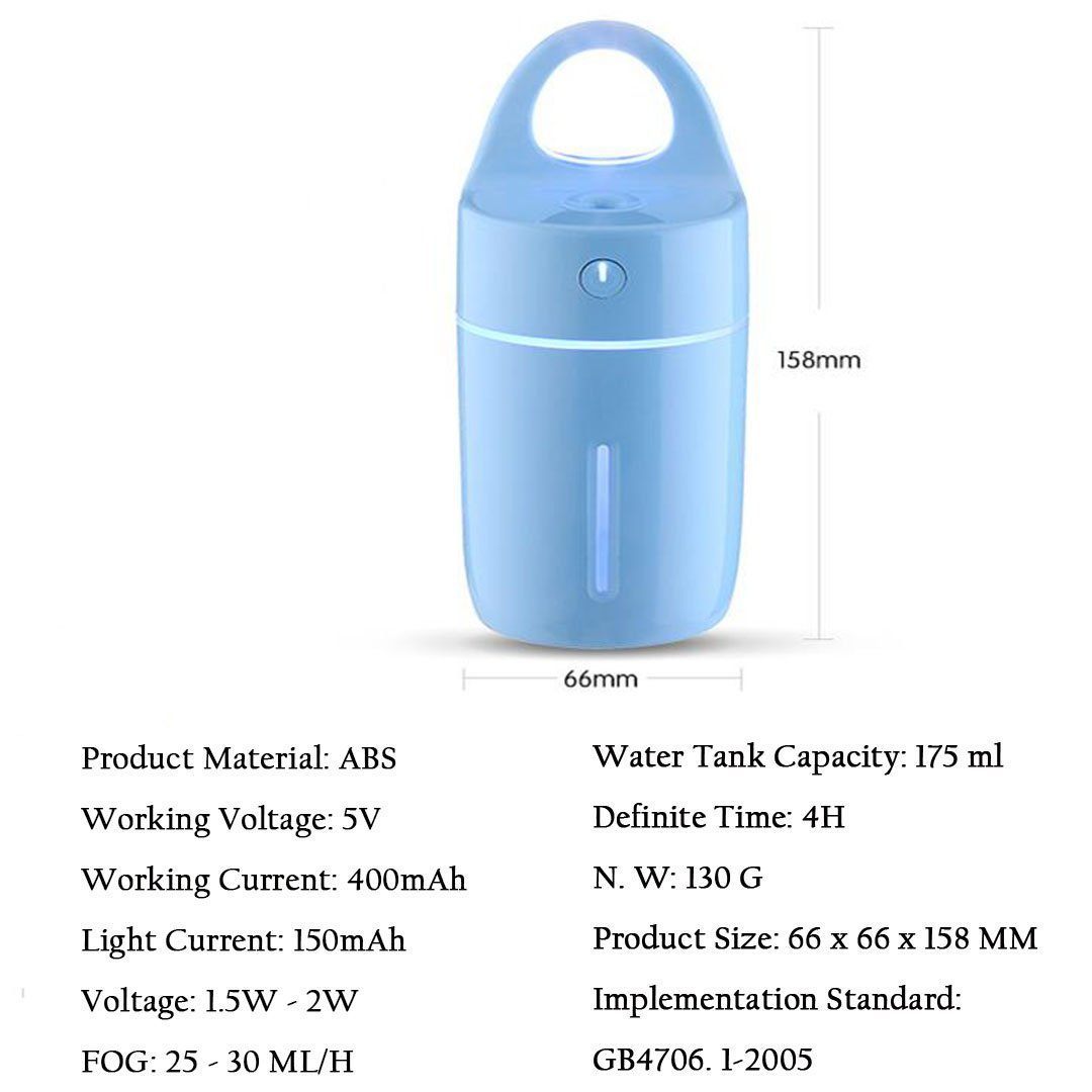 USB Humidifier Air Aroma Diffuser Mist Maker 6851949887588-1
