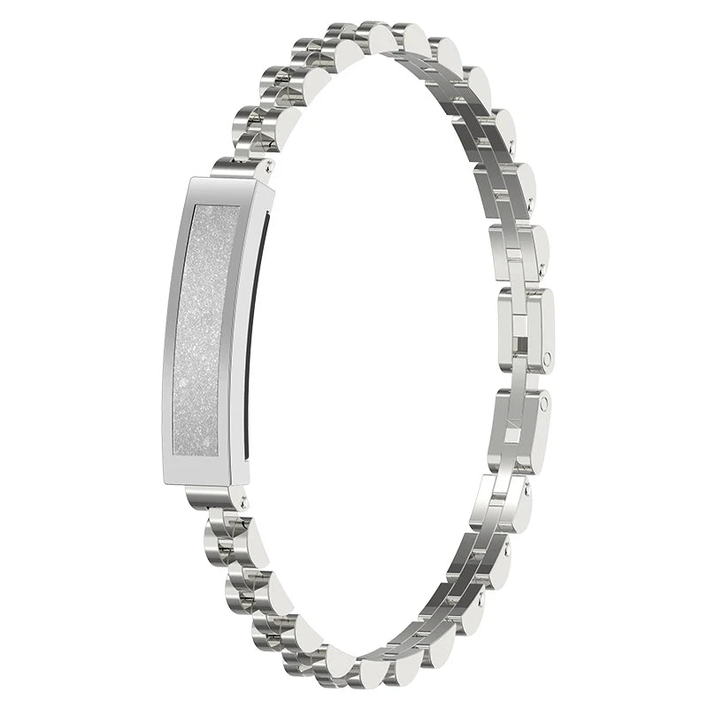 Smart Chain Bracelet for Women – Bluetooth Fitness Tracker with Activity & Wellness Features, Multi-Sport Modes for Android & iOS