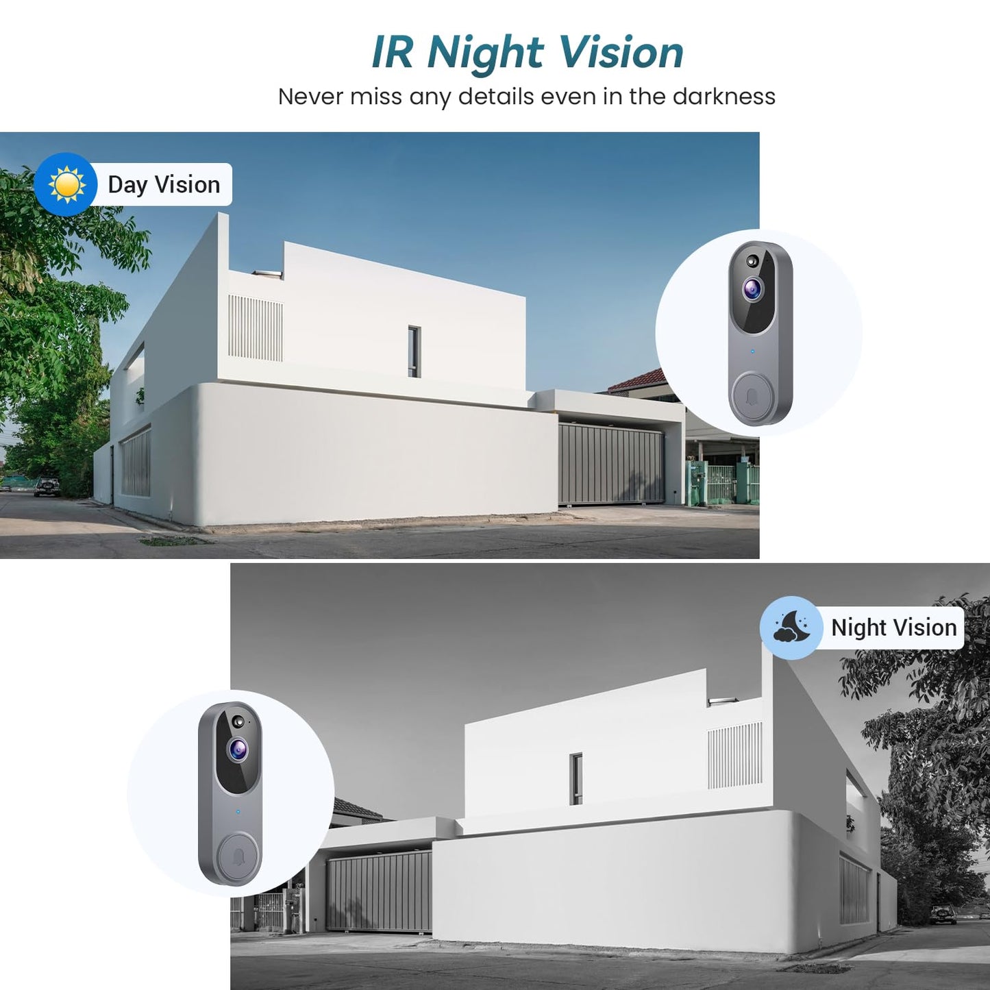 Smart Wireless Video Doorbell For Home Security And Visitor Monitoring 9044901495004-1
