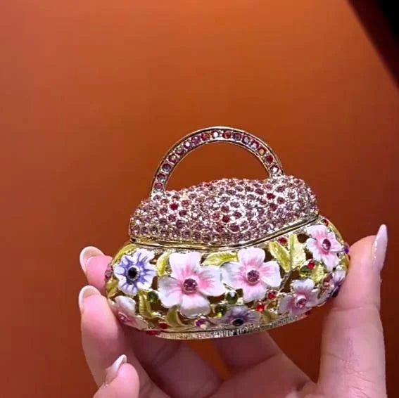 Enamel Craft Creative Home Decoration Trinkets Jewelry Box Ring Box 9817164448046-1