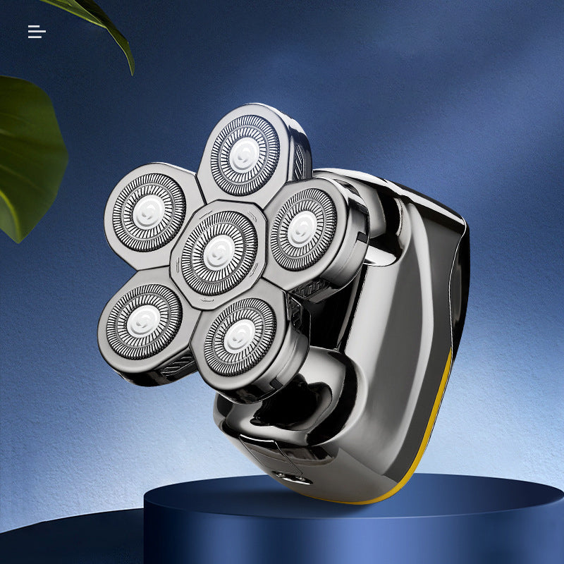 Six Blade Electric Shaver Providing Smooth Comfortable Shaving Experience For Men 6849880621156-1