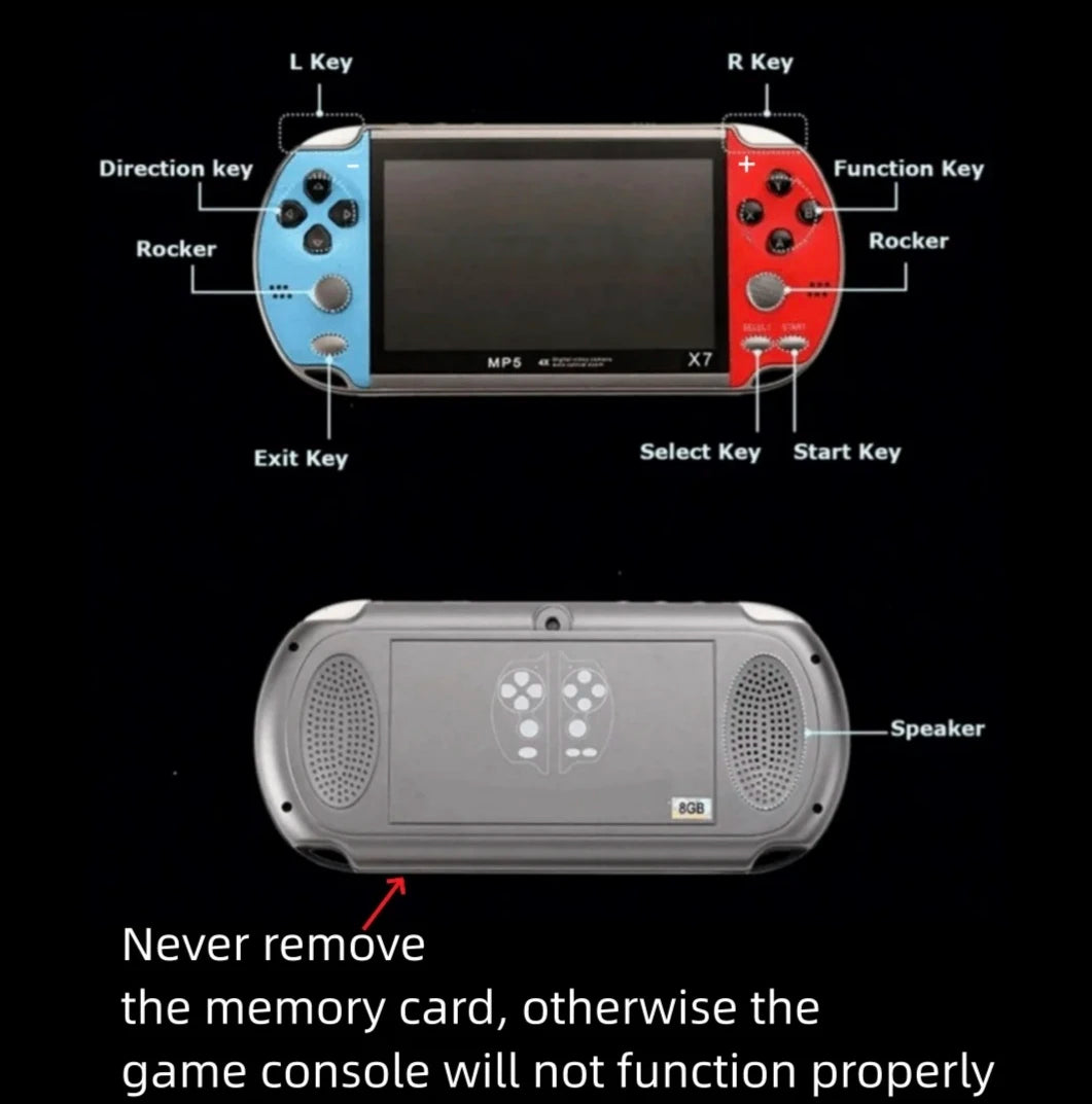 Handheld Retro Game Console – 1000+ Built-In Games & 4.3-Inch HD Display 9636201169238-1