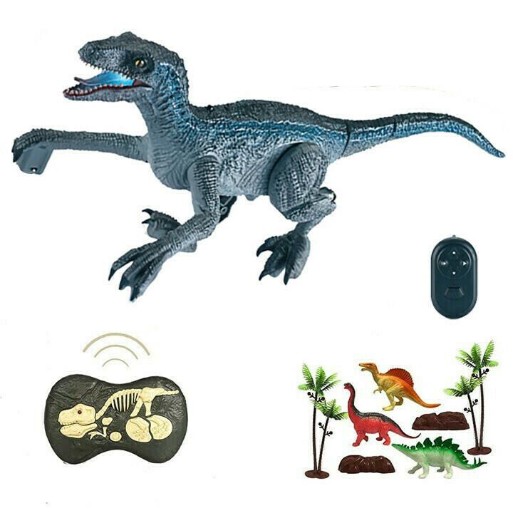 Remote Control Walking Dinosaur Toy With Sounds Lights Actions 14980682416454-1
