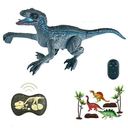 Remote Control Walking Dinosaur Toy With Sounds Lights Actions 14980682416454-1