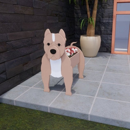 Adorable Dog Shaped Planter for Fun and Charming Garden Decor 15051841143110-1
