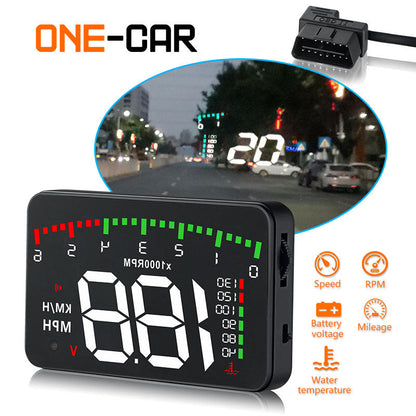 3.5 A900 HUD Head-Up Display Car-styling Hud Display Overspeed Warning Windshield Projector Alarm System Universal Auto 9020008661212-1