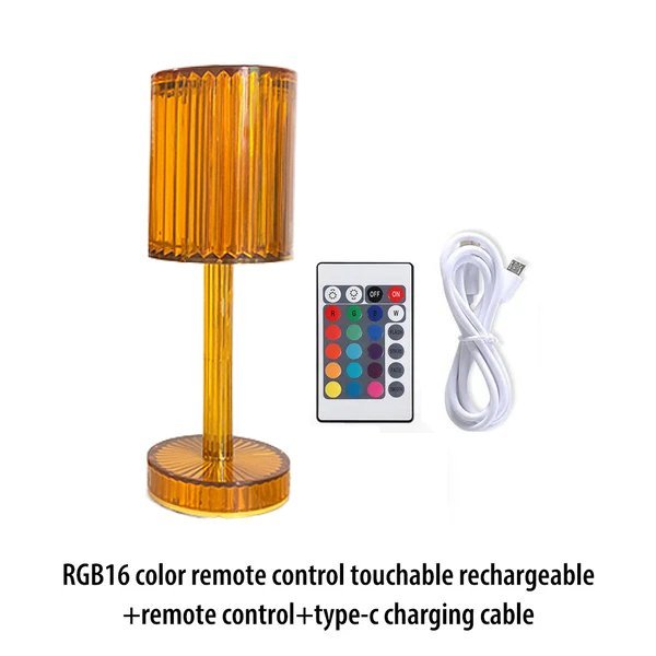 Touch Control Crystal Lamp For Elegant Bedroom Ambient Night Lighting 8656143778073-1