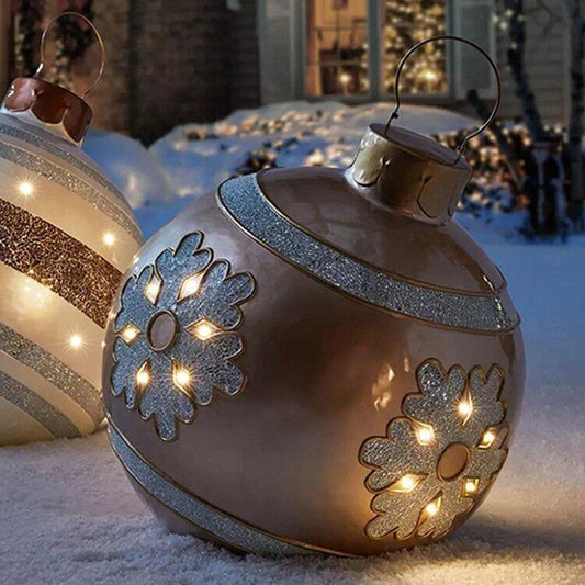 Outdoor Christmas PVC inflatable Decorated Ball 8652990284057-1