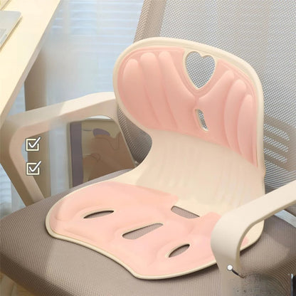 Ergonomic Lumbar Support Cushion – Posture Correcting Backrest Pillow for Adults' Office Chairs & Home Seating