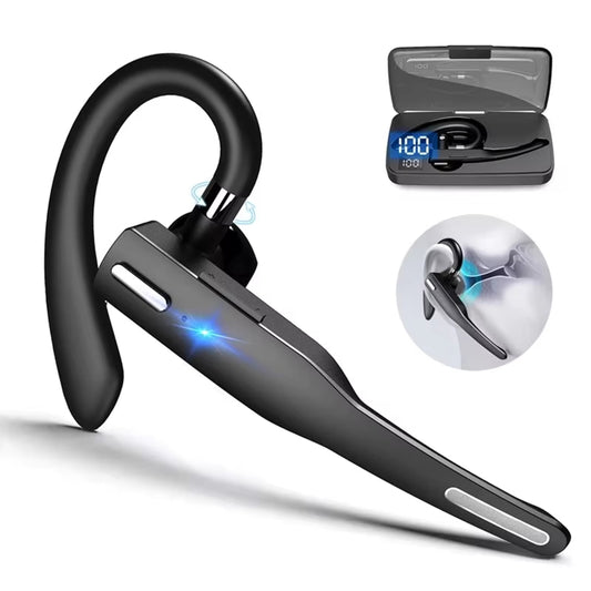 Trucker Dual Mic Wireless Bluetooth 5.1 Noise Cancelling Headset – Clear, Hands-Free Communication