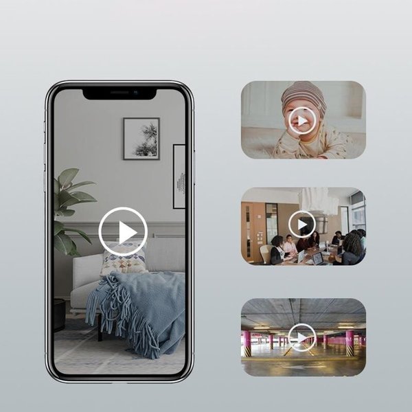 Smart Wireless WiFi Security Camera For Home Indoor Outdoor Surveillance 9470152966434-1