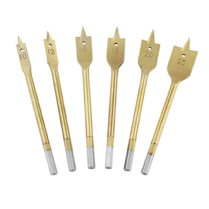 Titanium Plated Flat Drill Set 6850494234724-1