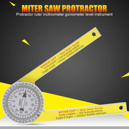 Professional Miter Protractor Angle Finder Tool For Carpentry Measurement 6850605514852-1