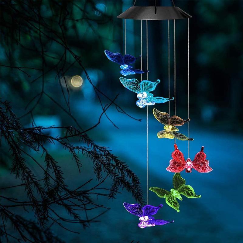 Solar Powered Butterfly Garden Lights For Outdoor Yard Night Decoration 6851423862884-1