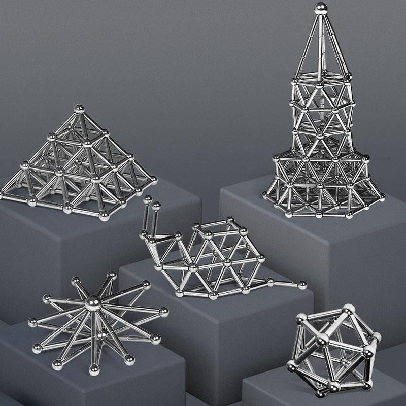 Diy Magnetic Balls And Rod Set 6850566848612-1