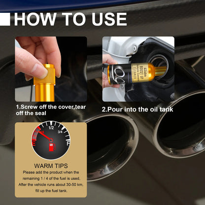 Catalytic Converter Cleaner - Instant Car Exhaust Cleaner Dust Stain Remover Pack 3