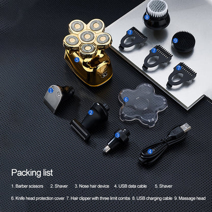 Six Blade Electric Shaver Providing Smooth Comfortable Shaving Experience For Men 6849880621156-1