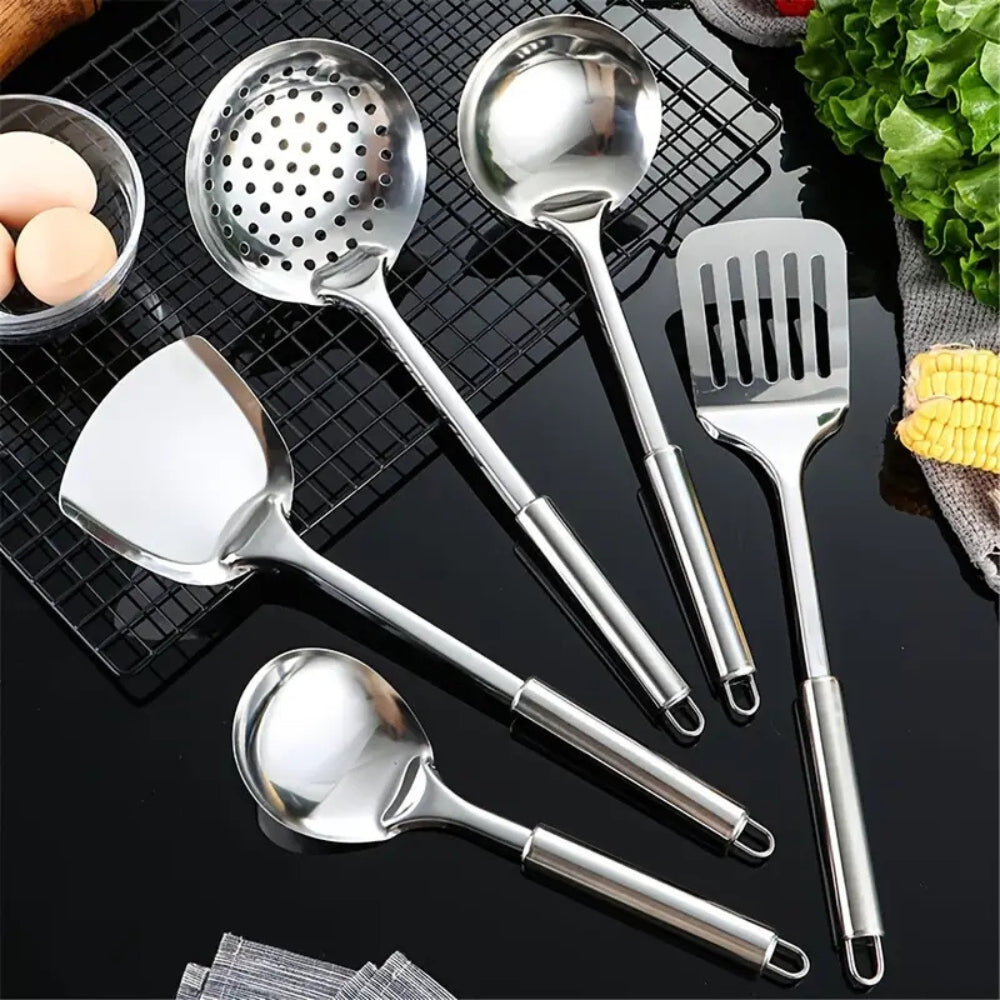 Premium Stainless Steel Cooking Utensils | 5pcs Set 9709977436446-1