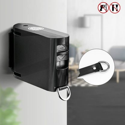 Punch Indoor Invisible Clothesline Retractable Rope For Hanging Laundry 6850484961380-1