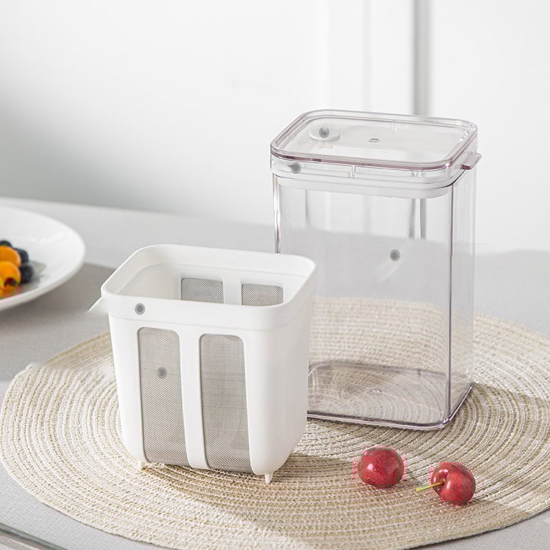 Reusable Greek Yogurt Strainer Container For Homemade Thick Cream 9655994974489-1