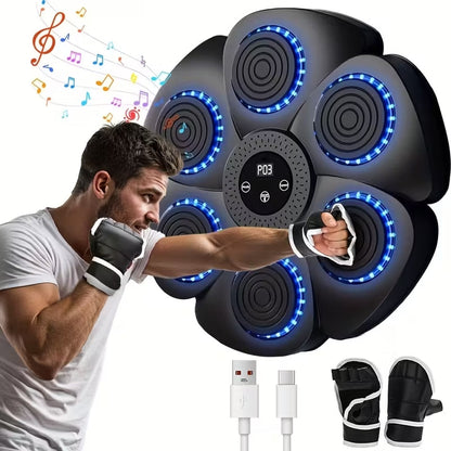 Music Boxing Pad with Targeting Features – Ultimate Punch Machine for Boxing Fitness