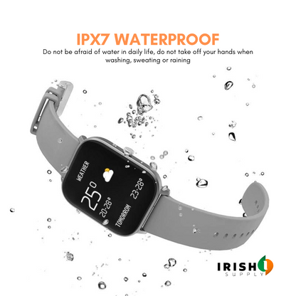Water-Resistant Smart Watch for Health and Fitness Tracking 7971295199515-1