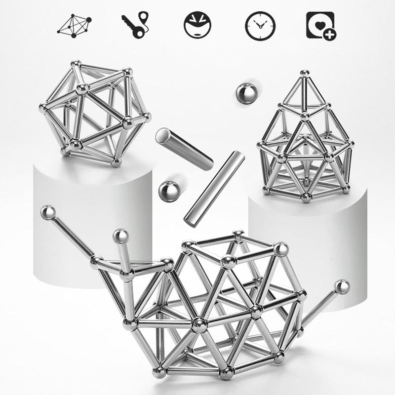 Diy Magnetic Balls And Rod Set 6850566848612-1