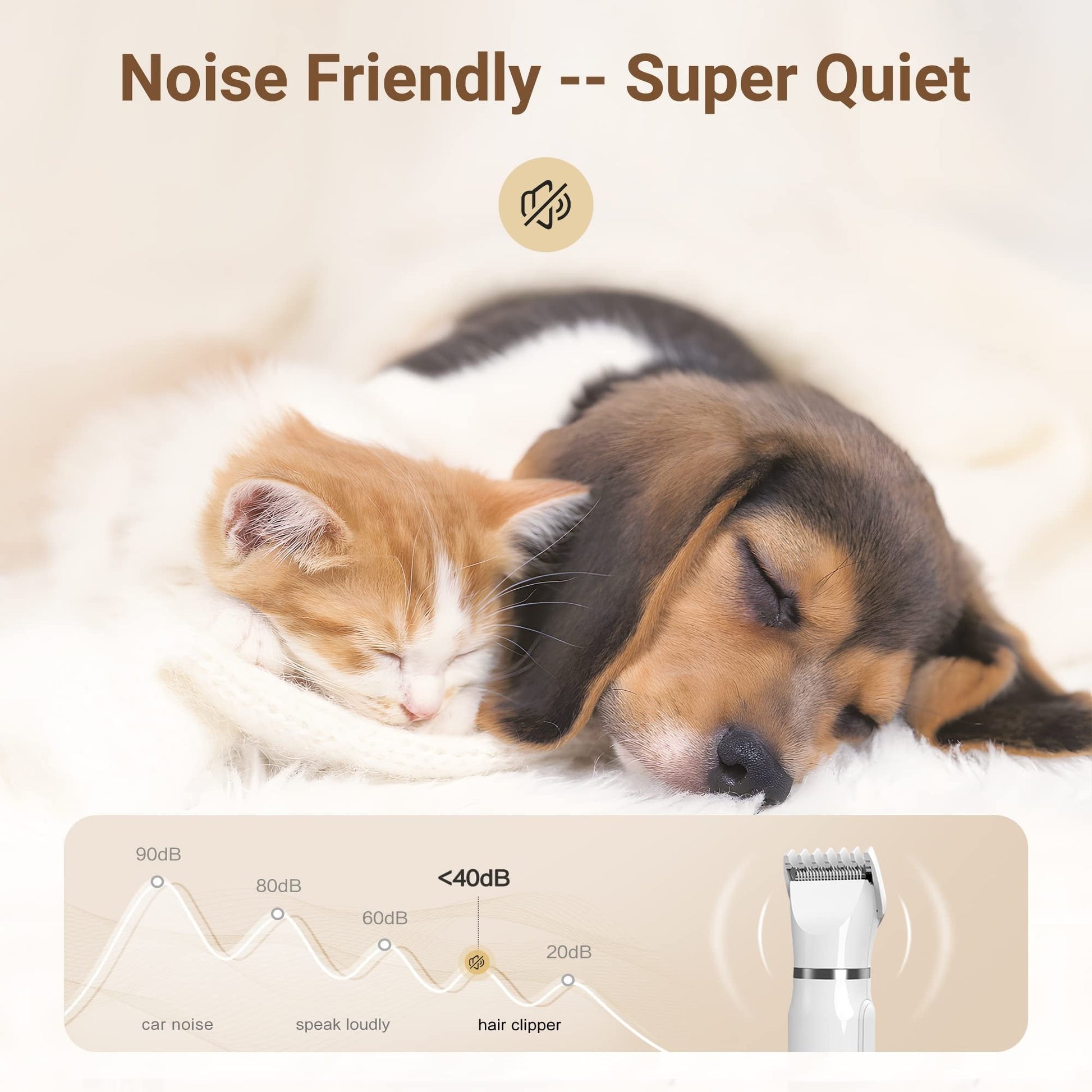 Professional Pet Grooming Kit Vacuum Clippers Trimmer Shedding Hair Tools 11494646907148-1