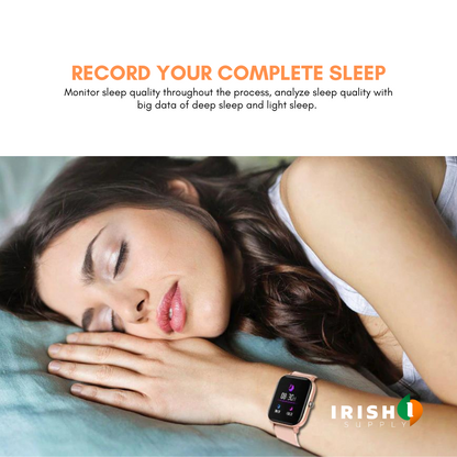 Water-Resistant Smart Watch for Health and Fitness Tracking 7971295199515-1