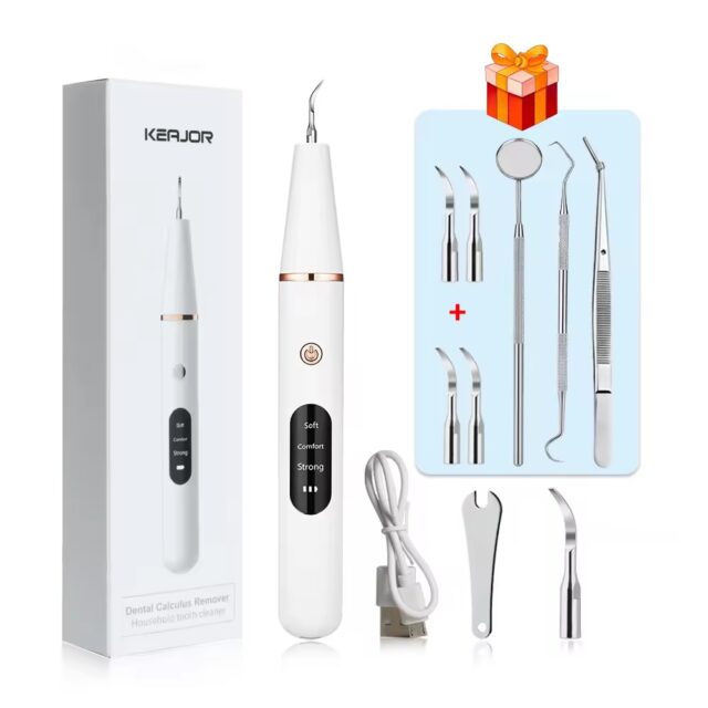Easy Home Ultrasonic Calculus Remover Dental Scaler