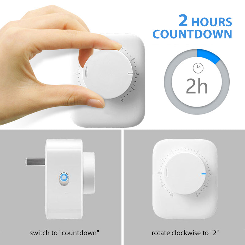 Digital Timer Control Plug Adjustable Electrical Outlet Energy Saver Device 6851472228452-1