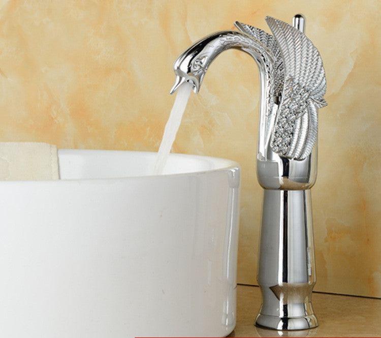 Washbasin Faucet Antique Copper Faucet Bathroom Hand Stand 9004873711918-1