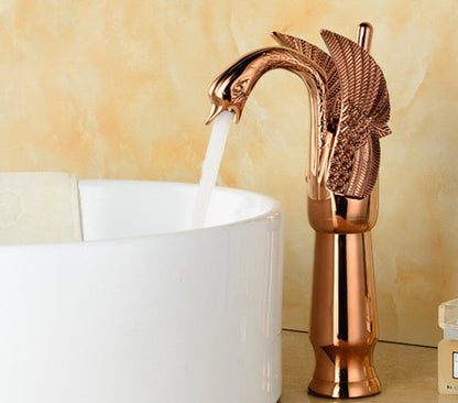 Washbasin Faucet Antique Copper Faucet Bathroom Hand Stand 9004873711918-1