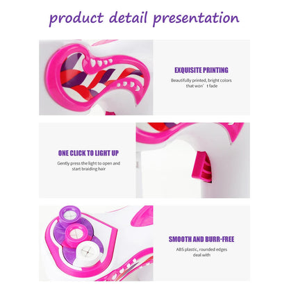 Electric DIY Hair Weaving Tool Machine For Braiding Styling Practice 9559494689049-1