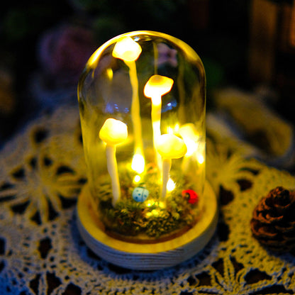 Original Night Light/Cute Retro Mushroom Night Light /Gift Light/Handmade mushroom lamp 8956800499993-1