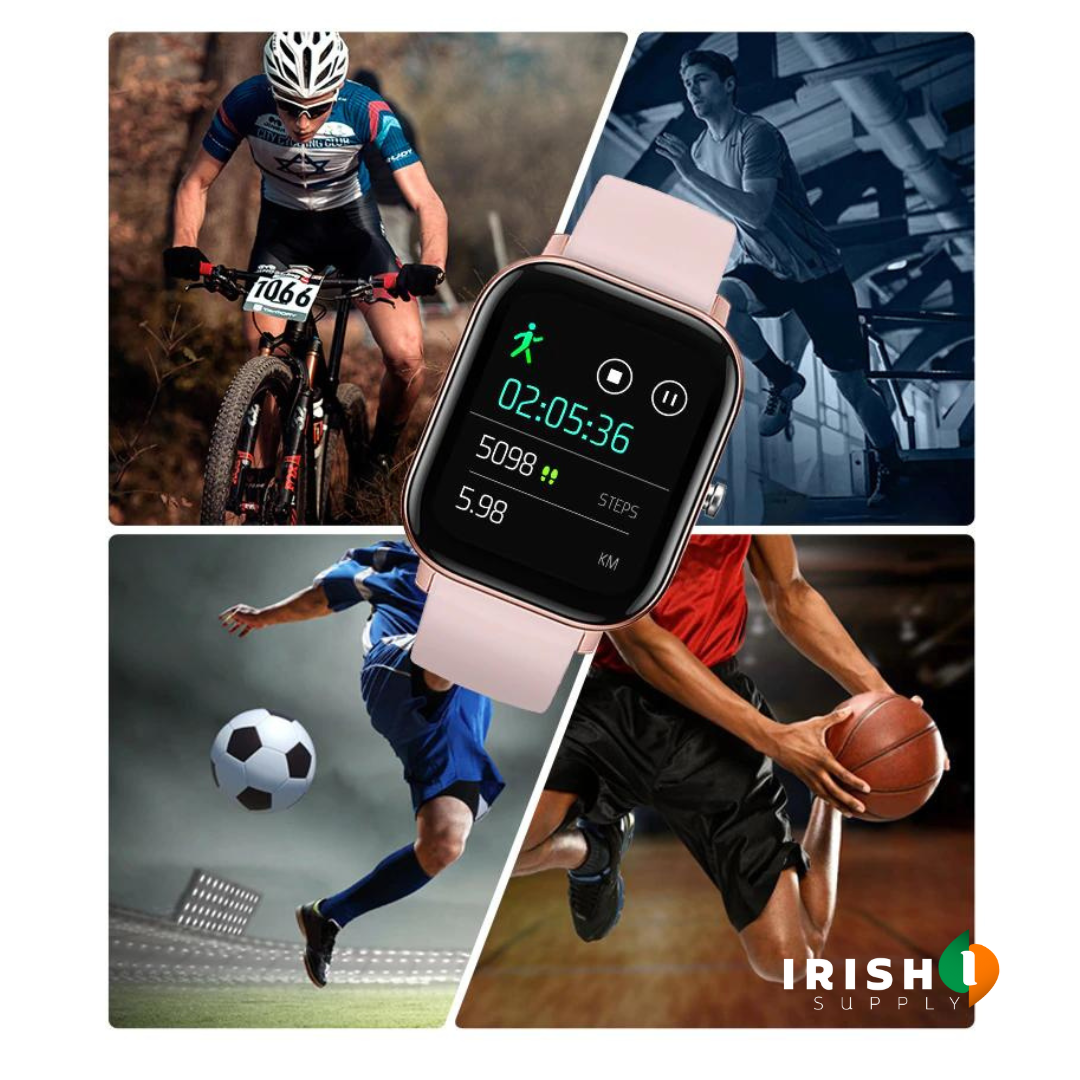 Water-Resistant Smart Watch for Health and Fitness Tracking 7971295199515-1
