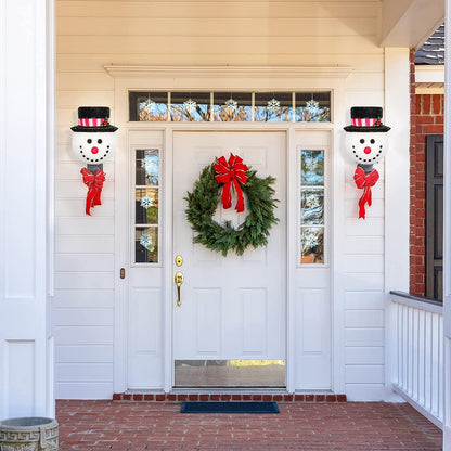 Snowman Porch Light Cover Decoration For Outdoor Holiday Atmosphere 8843735695641-1