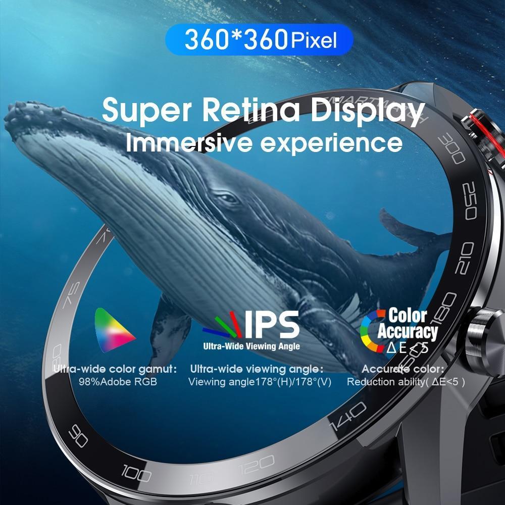 Professional Sports Smartwatch With Waterproof Heart Rate ECG Bluetooth Display 8495856288046-1