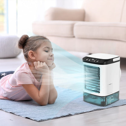 3-speed Portable Mini Air Cooler (900ML Tank) - Fan & Humidifier. For Bedroom/Office. 9020008235228-1
