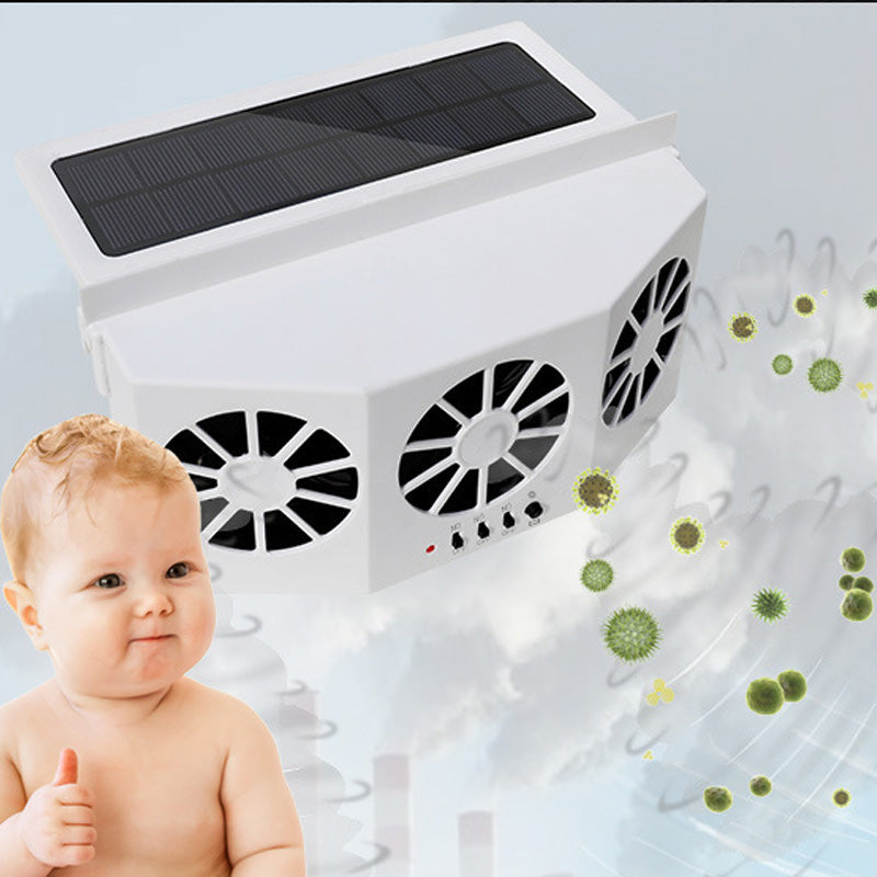 Solar Powered Vehicle Exhaust Fan For Car Ventilation Cooling And Fresh Air 7218242125924-1