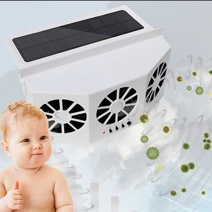Solar Powered Vehicle Exhaust Fan For Car Ventilation Cooling And Fresh Air 7218242125924-1