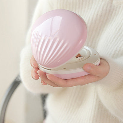 Rechargeable Shell Shaped Rainbow Projector Light For Bedroom Wall Ambience 6850623635556-1