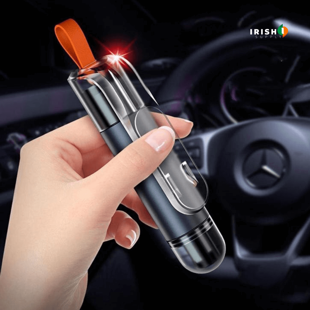 Emergency Car Window Hammer Seatbelt Cutter Escape Tool 7931583627547-1