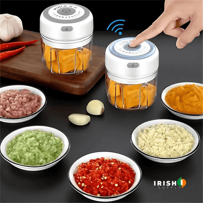 One-Touch Cordless Usb Electric Food Chopper Slicer 7931597291803-1