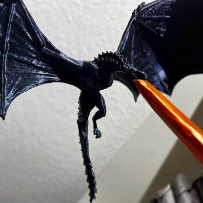 Dragon Flame Book Nook Fantasy Miniature Library Decoration With Mysterious Aura 7854149992548-1