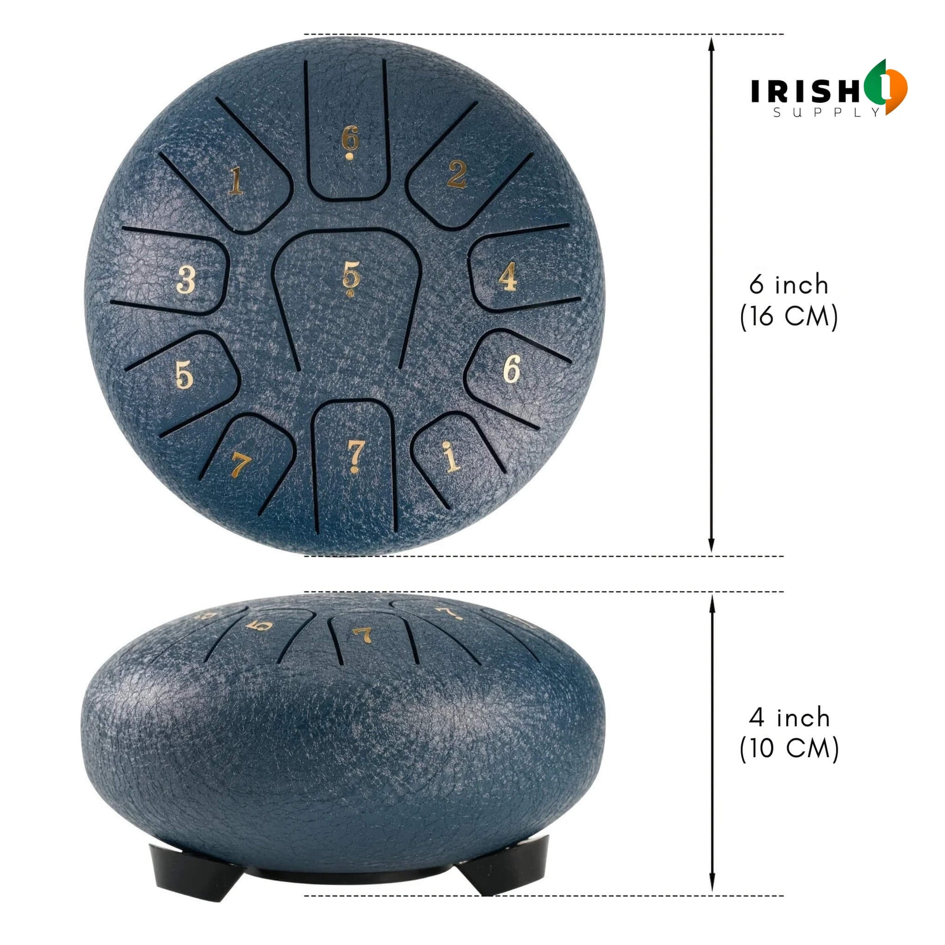 8-Tone Steel Tongue Drum for Meditation, Yoga & Relaxation 9848669110618-1